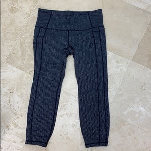 Grey Athleta Cropped Leggings